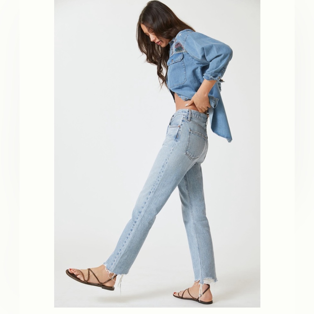Agolde high rise relaxed bootcut jeans sz 28